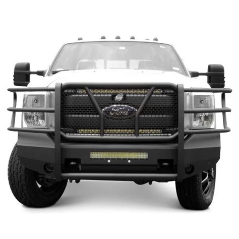 Steelcraft® Ford F 250 2016 Elevation Series™ Full Width Black Front Hd Bumper With Grille Guard