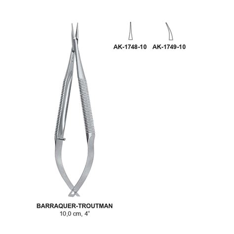 BARRAQUER TROUTMAN Micro Needle Holder Akhyar Surgical