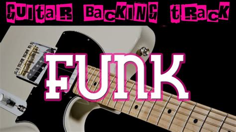 Funk Guitar Backing Track Em 110 Bpm MegaBackingTracks YouTube