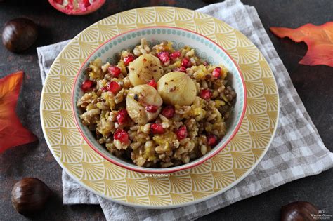 Zuppa Di Farro E Lenticchie Con Zucca E Castagne