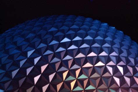 Florida Memory • Close Up View Of The Spaceship Earth Geosphere At The Walt Disney World Resort