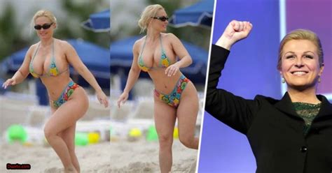 FOTOS SEXY DE LA PRESIDENTA DE CROACIA EN BIKINI CAUSA REVUELO EN LAS REDES DUARTE TE INFORMA