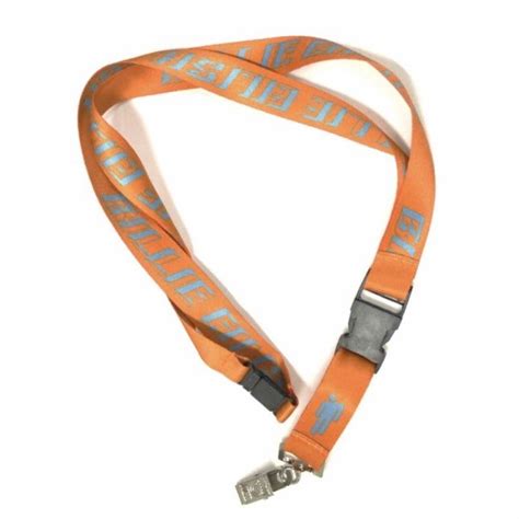 Orange Lanyard Merchandise Personalized Items Lanyard