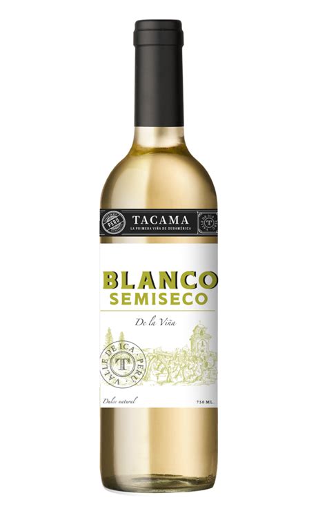 Vino Blanco Semi Seco De la Viña Tienda Tacama