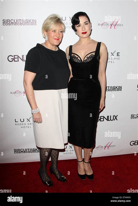 Dita Von Teese Hosts Genlux Issue Release Event At Luxe Hotel Featuring Margot Mckinney Dita