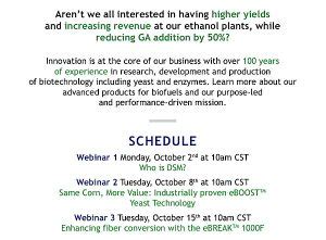 Advanced BioFuels USA WEBINAR SERIES DSM Strides For A Fully