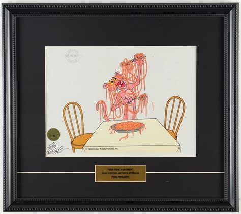 Friz Freleng Signed Le Warner Bros 1992 The Pink Panther Custom