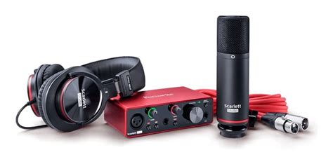 Focusrite Scarlett Solo Studio Pack Kit Terceira Geração