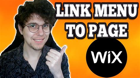 How To Link Menu To Page In Wix Youtube