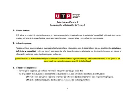 Grupo 6 espero que te ayude Práctica calificada 2 Comprensión y