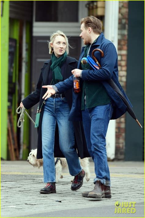 Photo: saoirse ronan jack lowden dog walk 38 | Photo 4894245 | Just Jared