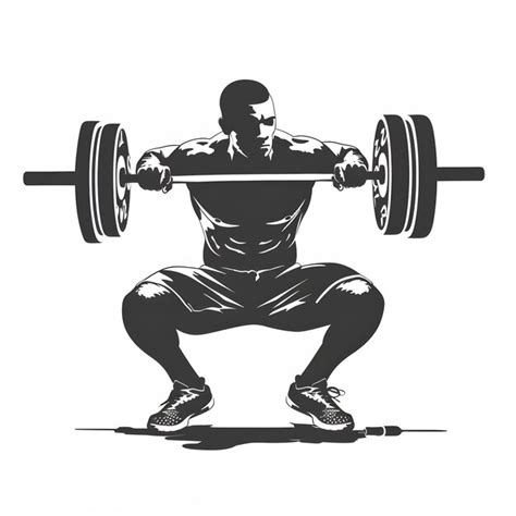 A Drawing Of A Man Lifting A Barbell With The Words Body On It