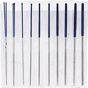 Amazon Laser Micro Round Diamond Coated File Set Pc Tools