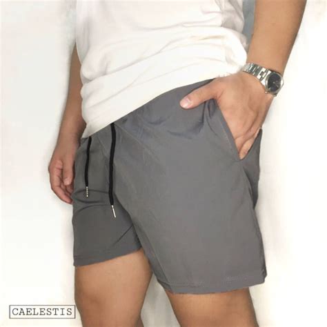 Plain Taslan Quick Dry Shorts I UNISEX I Above The Knee Shopee