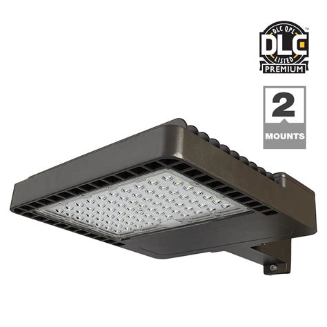 Probrite Dark Bronze Outdoor Integrated Led Commercial Area Light Nova150 Pc 4k Bz The Home Depot