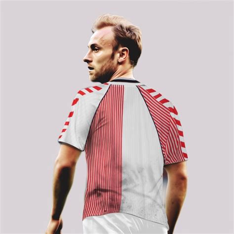 Denmark Away Jersey 1986 Retro Style Eriksen 10 1986 Kit