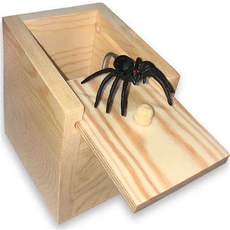 Buy Jishi Spider Prank Box Funny Gag Gift LARGE Wooden Surprise Gift