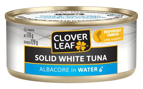 Solid White Tuna Albacore In Water Clover Leaf