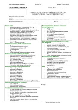 Skierowanie Na Badania Laboratoryjne