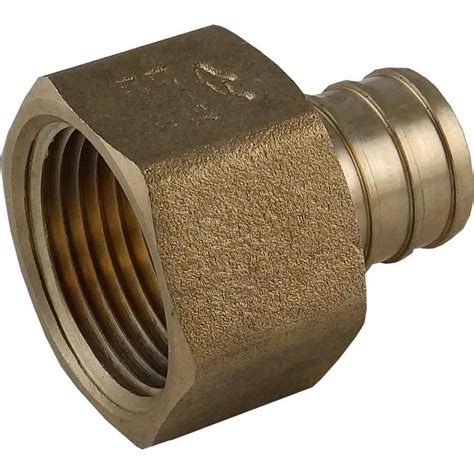 Sharkbite In Brass Pex Barb X Female Threaded Adapter Uc Lfa