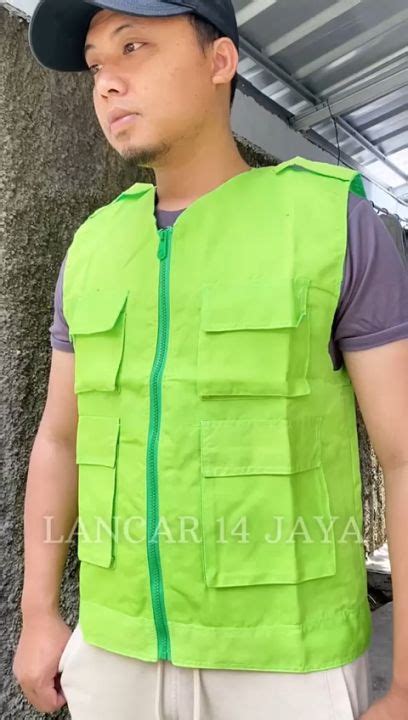 Cod Rompi Tactical Autdoor Multifungsi Rompi Cargo Banyak Saku Vest