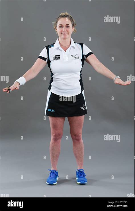 Umpire Ann Marie Atkins Stock Photo Alamy