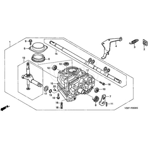 Honda HRB475K3 HME MZAZ 8300001 9999999 Transmission Diagram GHS