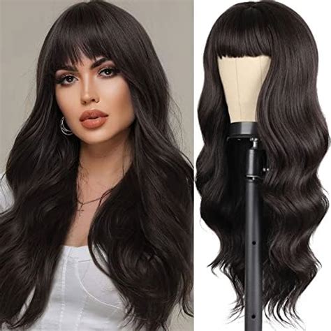 Amazon Datsrx Ombre Blonde Wig With Bangs For Women Inch Long