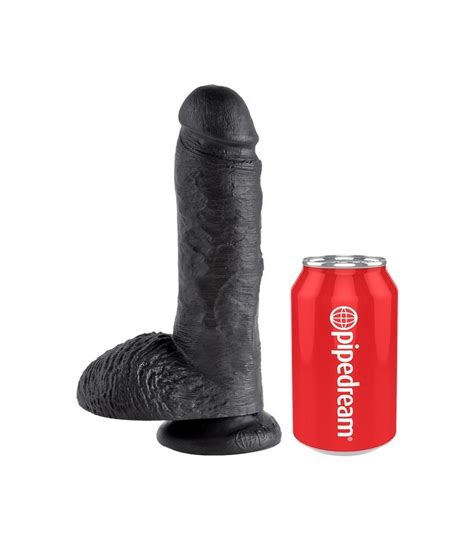 King Cock Pene Realistico Con Testiculos Cm Negro Vibralia