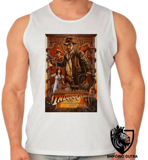 Emp Rio Dutra Camiseta Regata Adulto Ou Infantil Indiana Jones Arca