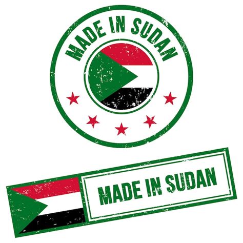 Seite Design Sudan Flagge Vektoren Und Illustrationen Zum