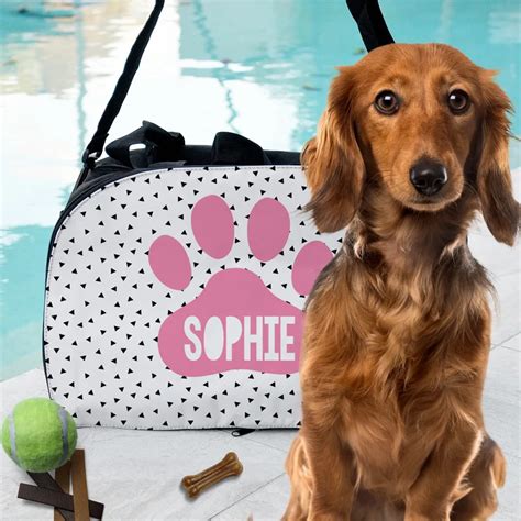 Personalised Dog Overnight Bags