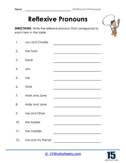 1st Grade Matching Nouns To Pronouns Worksheet Your Home Teacher