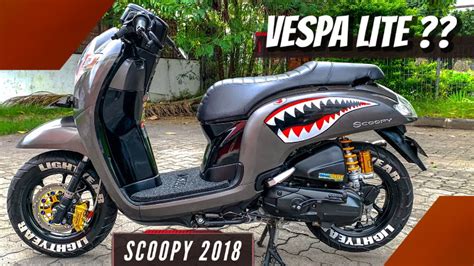 Modifikasi Honda Scoopy Harian Review Youtube