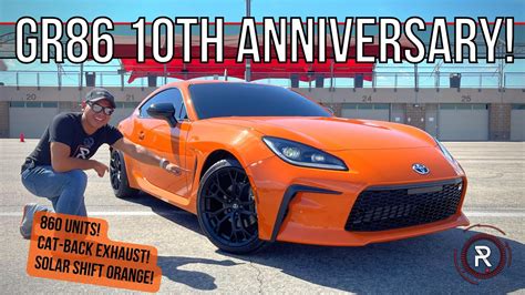 The 2023 Toyota Gr 86 10th Anniversary Is A Rare Bright Orange Sports