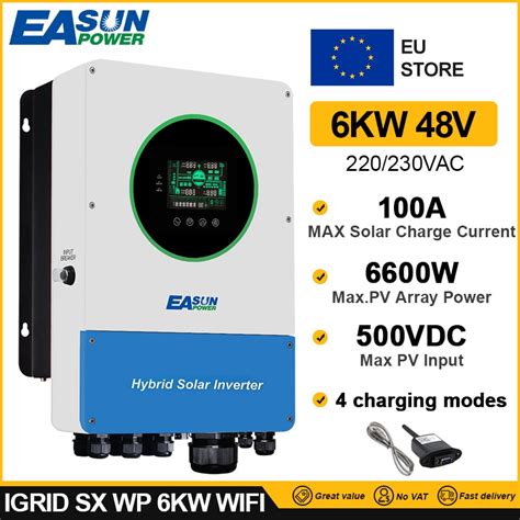 EASUN POWER Off Grid Pure Sine Solar Inverter 48V 220V 110A 54 OFF