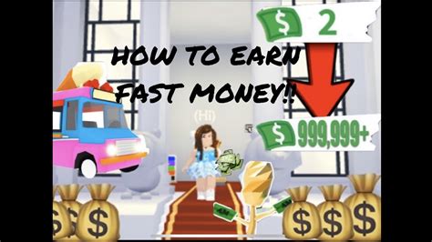 How To Earn Money Fast In ADOPT ME WORKS YouTube