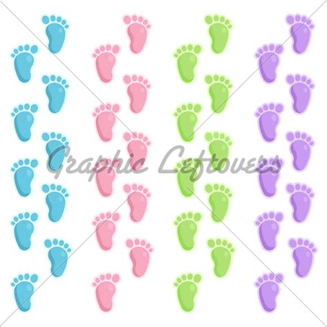 Free Download Baby Footprint Background Of Cute Baby Footprints