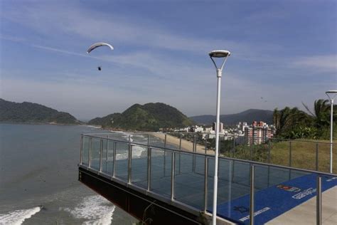 Mirante em Guarujá vista panorâmica da praia