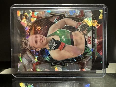 Erin Blanchfield 2023 Panini Select UFC Cracked Ice Prizm 14 Concourse