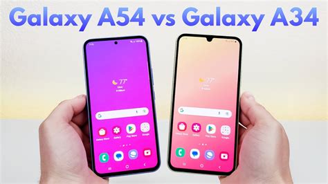 Samsung Galaxy A54 5g Vs Samsung Galaxy A34 5g Who Will Win Youtube