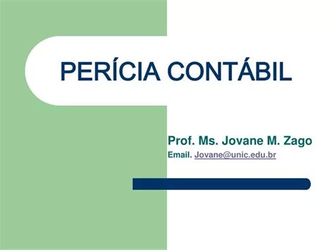 PPT PERÍCIA CONTÁBIL PowerPoint Presentation free download ID 6043738