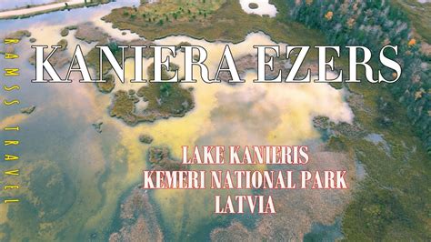 Kaņiera Ezers Latvia November 2023 4k Drone Aerial Озеро Каниеру