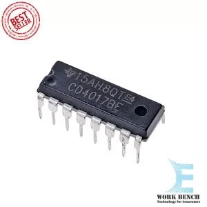 Buy Black 5Pcs Cd4017 Cd4017B Cd4017Be 4017 Decade Counter Divid