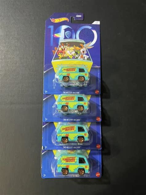 HOT WHEELS LOONEY Tunes Warner Bros Th Anniversary Mystery Machine Van Lot