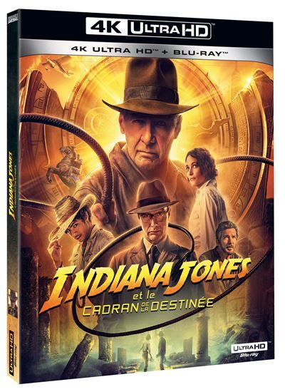 Indiana Jones Indiana Jones et le Cadran de la Destinée Blu ray 4K