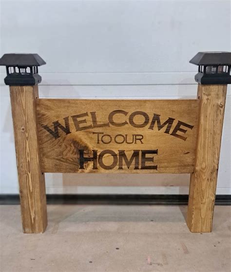 Personalized Drivewayentrance Signs Made To Order Etsy