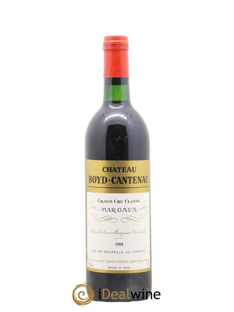 Buy Château Boyd Cantenac 3ème Grand Cru Classé 1989 lot 7215