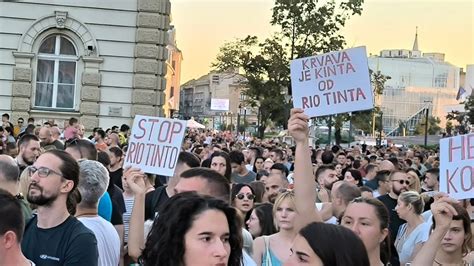 Battle For Jadar Tens Of Thousands Rally Against Rio Tintos Mining