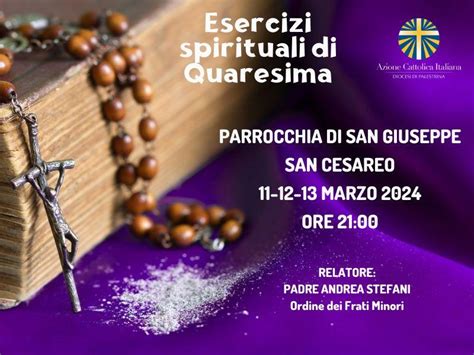 Esercizi Spirituali Di Quaresima Per L Azione Cattolica Diocesi Di